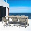 Compamia Atlantic XL 83-110 inch Extendable Dining Table in Taupe finish