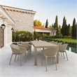 Compamia Atlantic XL 83-110 inch Extendable Dining Table in Taupe finish