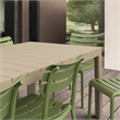 Compamia Atlantic XL 83-110 inch Extendable Dining Table in Taupe finish