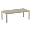 Compamia Atlantic XL 83-110 inch Extendable Dining Table in Taupe finish