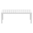 Compamia Atlantic XL 83-110 inch Extendable Dining Table in White finish