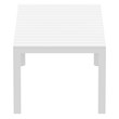 Compamia Atlantic XL 83-110 inch Extendable Dining Table in White finish