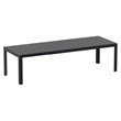 Compamia Sky Pro 11-Piece Polypropylene Resin Dining Set in Black/Marsala
