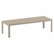 Compamia Sky Pro Extendable Dining Set 11 Piece Taupe-Taupe