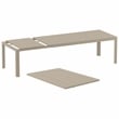 Compamia Sky Pro 11-Piece Polypropylene Resin Dining Set in Taupe/Olive Green