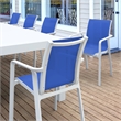 Compamia Pacific 11 Piece Dining set with Extension Table and Sling Arm Chairs