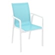 Compamia Pacific 11 Piece Dining set with Extension Table and Arm Chairs in Teal