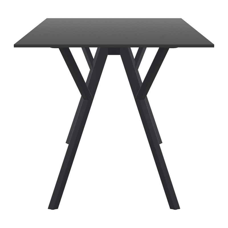 Compamia Max Rectangle Table 55 inch Black