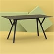 Compamia Max Rectangle Table 55 inch Black