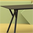 Compamia Max Rectangle Table 55 inch Black