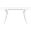 Compamia Max Rectangle Table 55 inch White