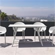Compamia Max Rectangle Table 55 inch White
