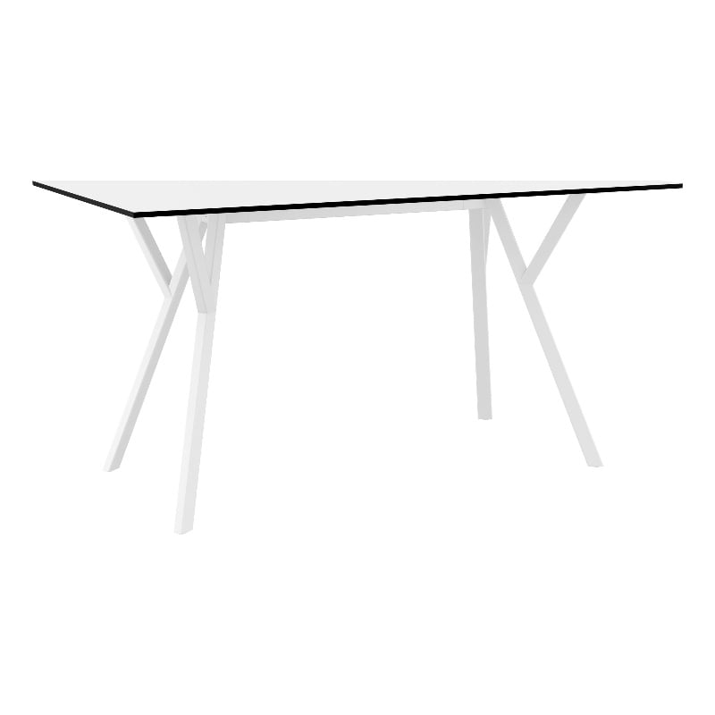 Compamia Max Rectangle Table 55 inch White