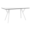 Compamia Max Rectangle Table 55 inch White