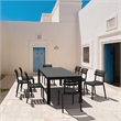 Compamia Helen 9 Piece Extendable Dining Set Black-Black