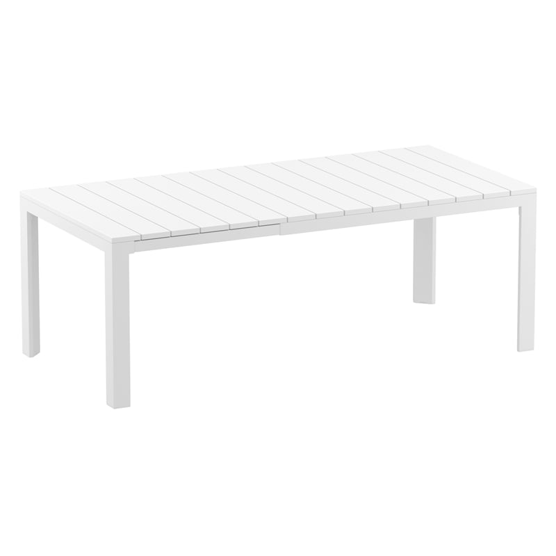 Compamia Helen 9 Piece Extendable Dining Set  White-Black