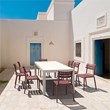 Compamia Helen Extendable 9 Piece Dining Set White-Marsala