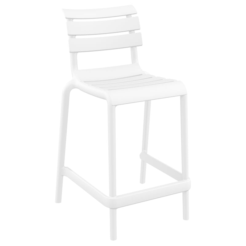 Compamia Helen Counter Stool in White finish