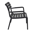 Compamia Paris Outdoor Club Lounge Chair in Black finish