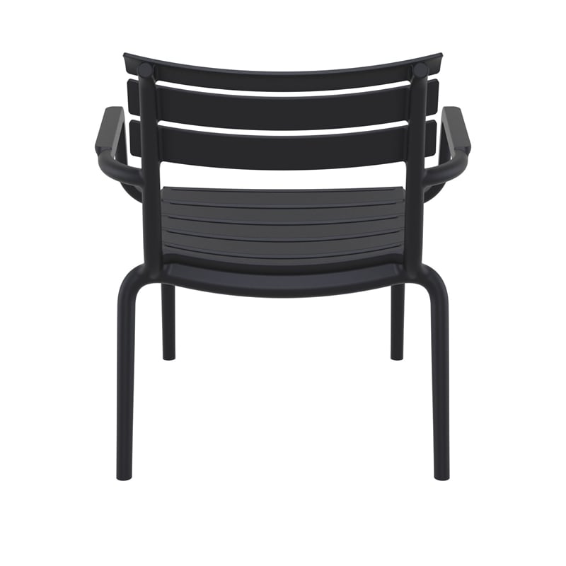 Compamia Paris Outdoor Club Lounge Chair in Black finish
