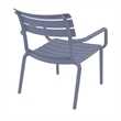 Compamia Paris Outdoor Club Lounge Chair in Dark Gray finish