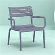 Compamia Paris Outdoor Club Lounge Chair in Dark Gray finish