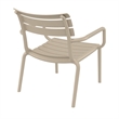 Compamia Paris Outdoor Club Lounge Chair in Taupe finish