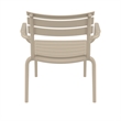 Compamia Paris Outdoor Club Lounge Chair in Taupe finish