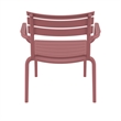 Compamia Paris Outdoor Club Lounge Chair in Marsala finish