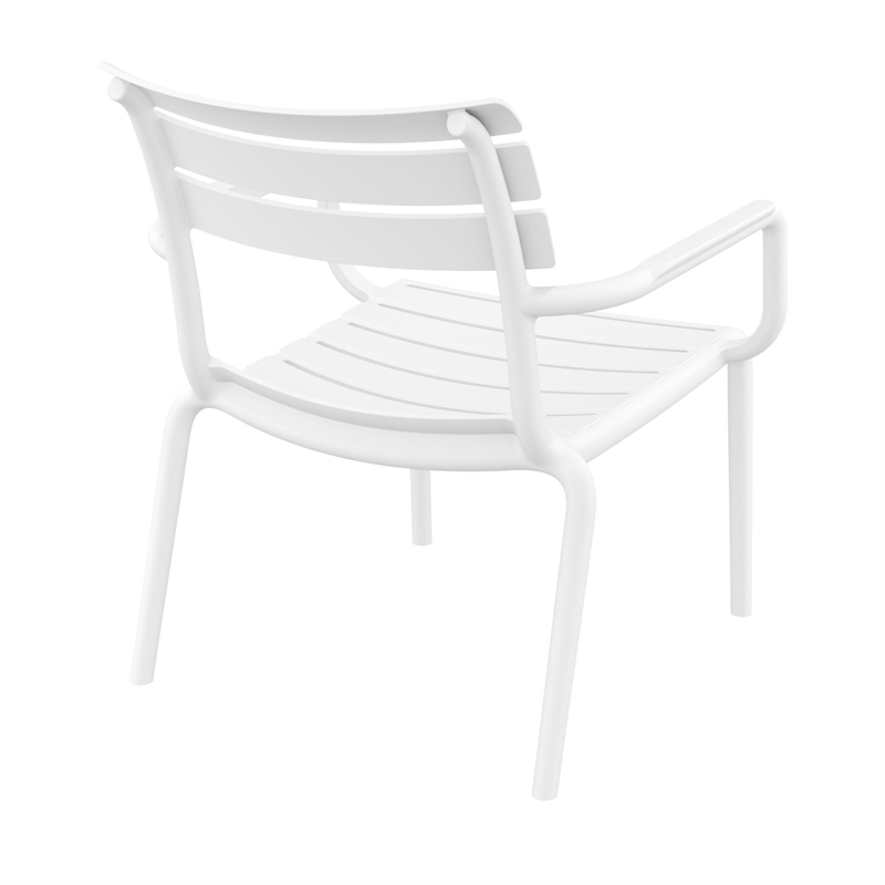Compamia Paris Outdoor Club Lounge Chair in White finish