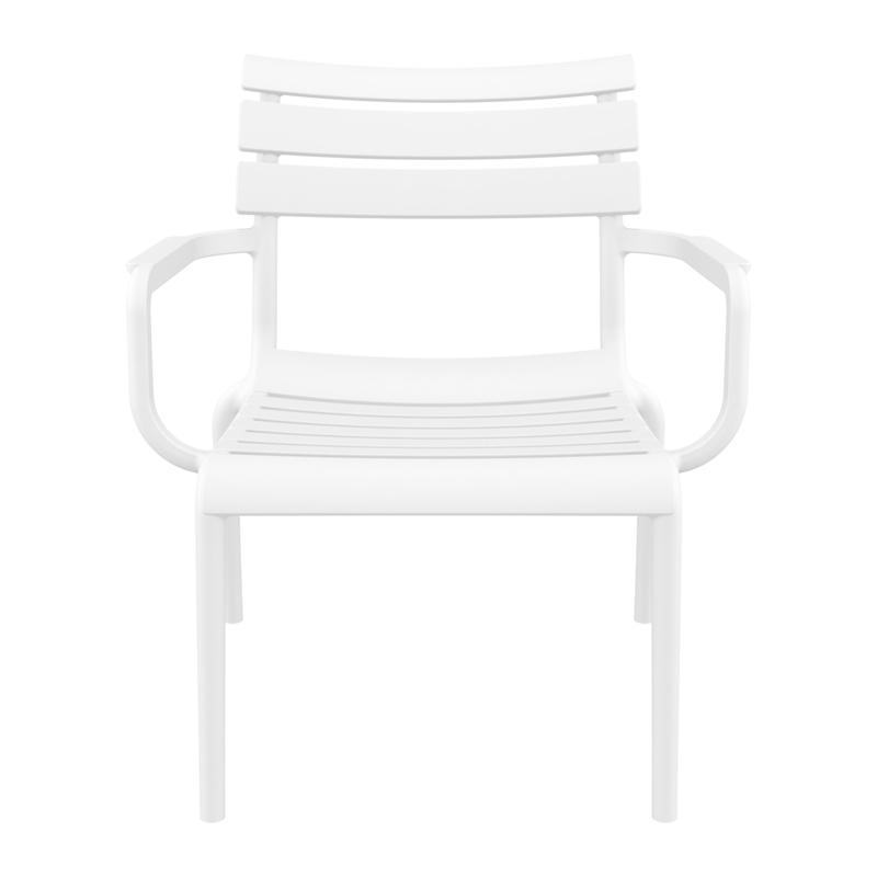 Compamia Paris Outdoor Club Lounge Chair in White finish