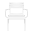 Compamia Paris Outdoor Club Lounge Chair in White finish