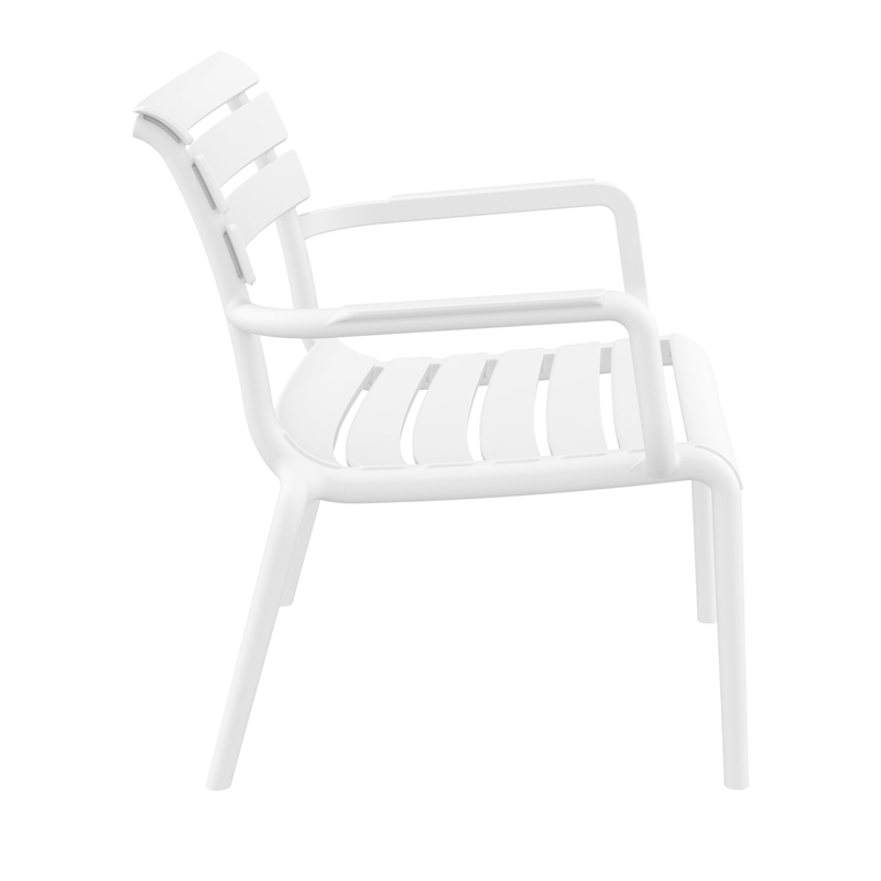 Compamia Paris Outdoor Club Lounge Chair in White finish