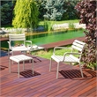 Compamia Paris Outdoor Club Lounge Chair in White finish