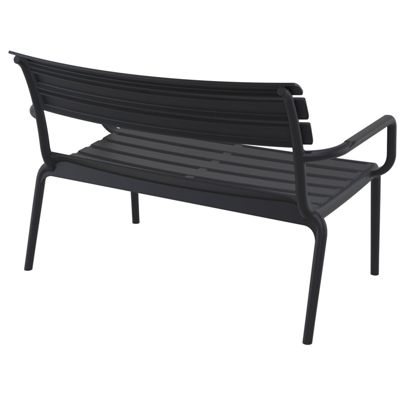Compamia Paris Outdoor Bench Black