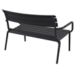 Compamia Paris Outdoor Bench Black