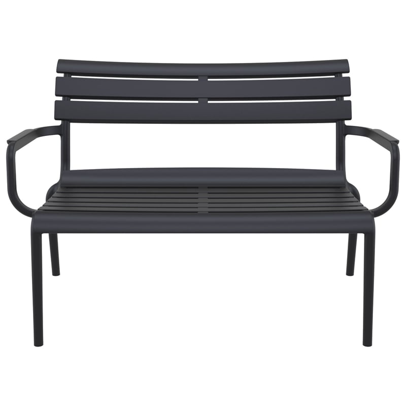 Compamia Paris Outdoor Bench Black