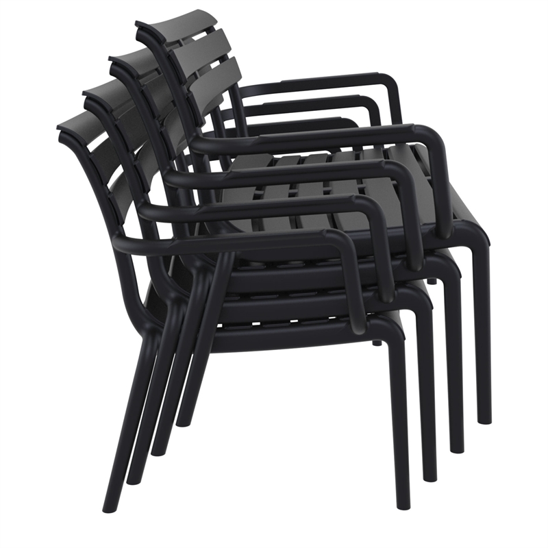 Compamia Paris Outdoor Bench Black