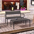 Compamia Paris Outdoor Bench Black