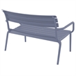 Compamia Paris Outdoor Bench Dark Gray