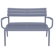 Compamia Paris Outdoor Bench Dark Gray