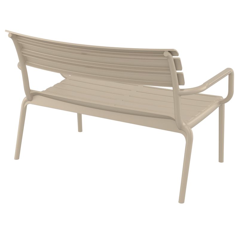 Compamia Paris Outdoor Bench Taupe