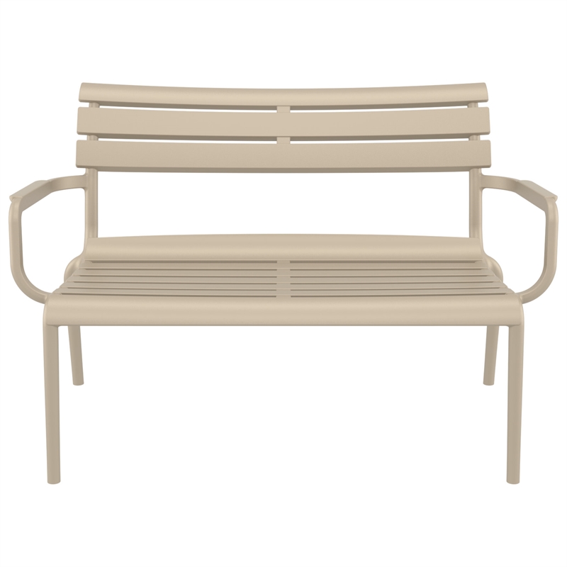 Compamia Paris Outdoor Bench Taupe