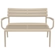 Compamia Paris Outdoor Bench Taupe