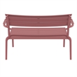Compamia Paris Outdoor Bench in Marsala finish