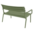 Compamia Paris Outdoor Bench in Olive Green finish