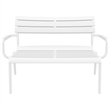 Compamia Paris Outdoor Bench in White finish