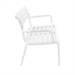 Compamia Paris Outdoor Bench in White finish