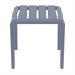 Compamia Paris Outdoor Side Table in Dark Gray finish