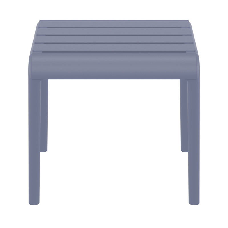 Compamia Paris Outdoor Side Table in Dark Gray finish
